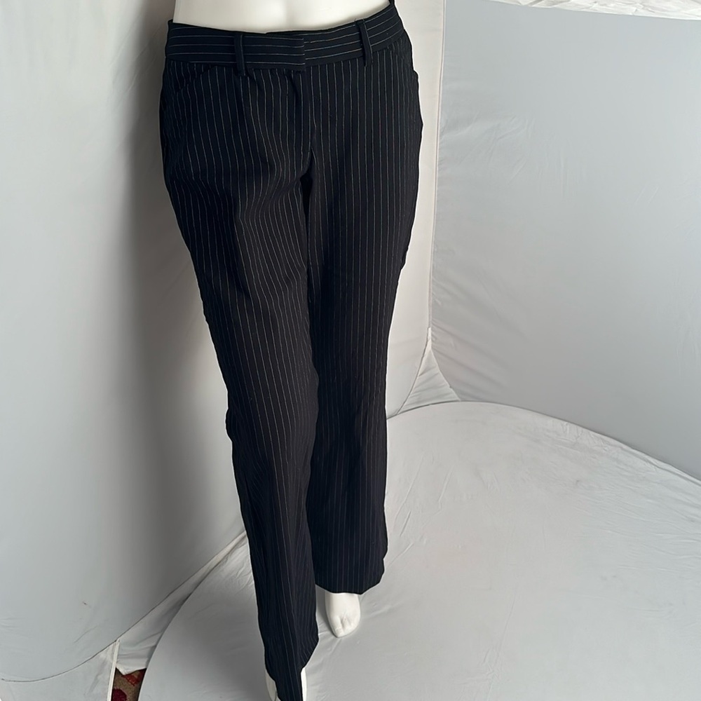 Express Y2k Editor Black And White Pinstripe Stre… - image 1